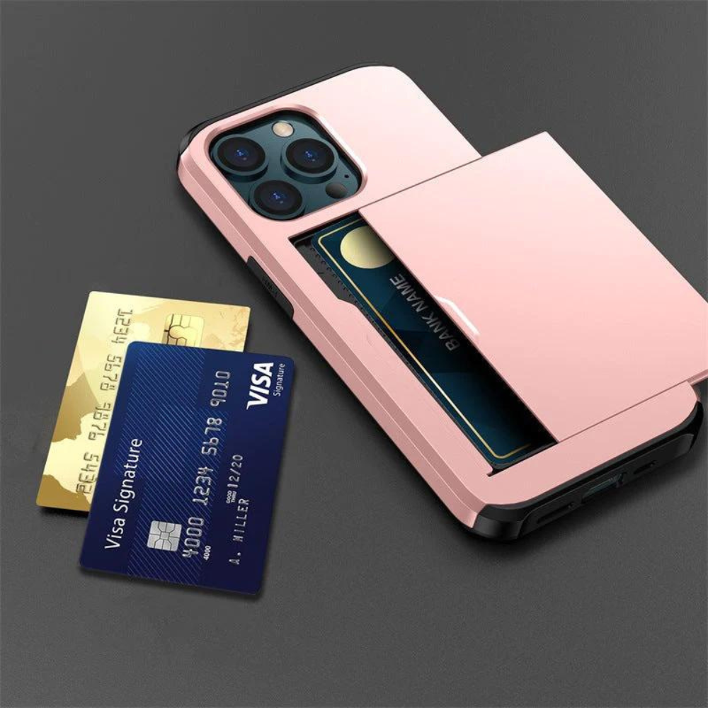 MobuLux | iPhone Wallet Case | Luxury Phone Case with Card Slot and Protection