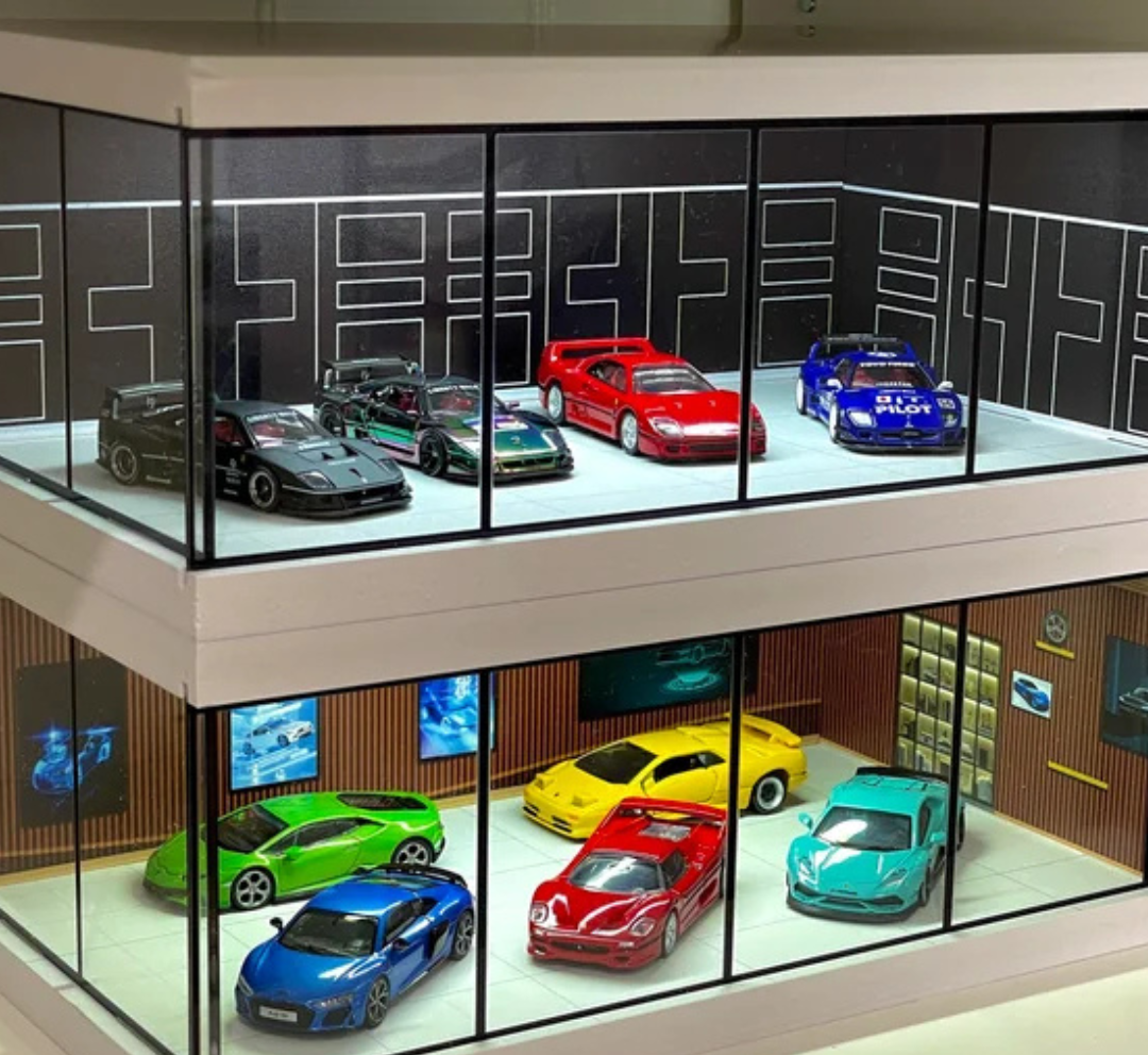 GaragePro 1:64 | The perfect home for toy cars and miniature models