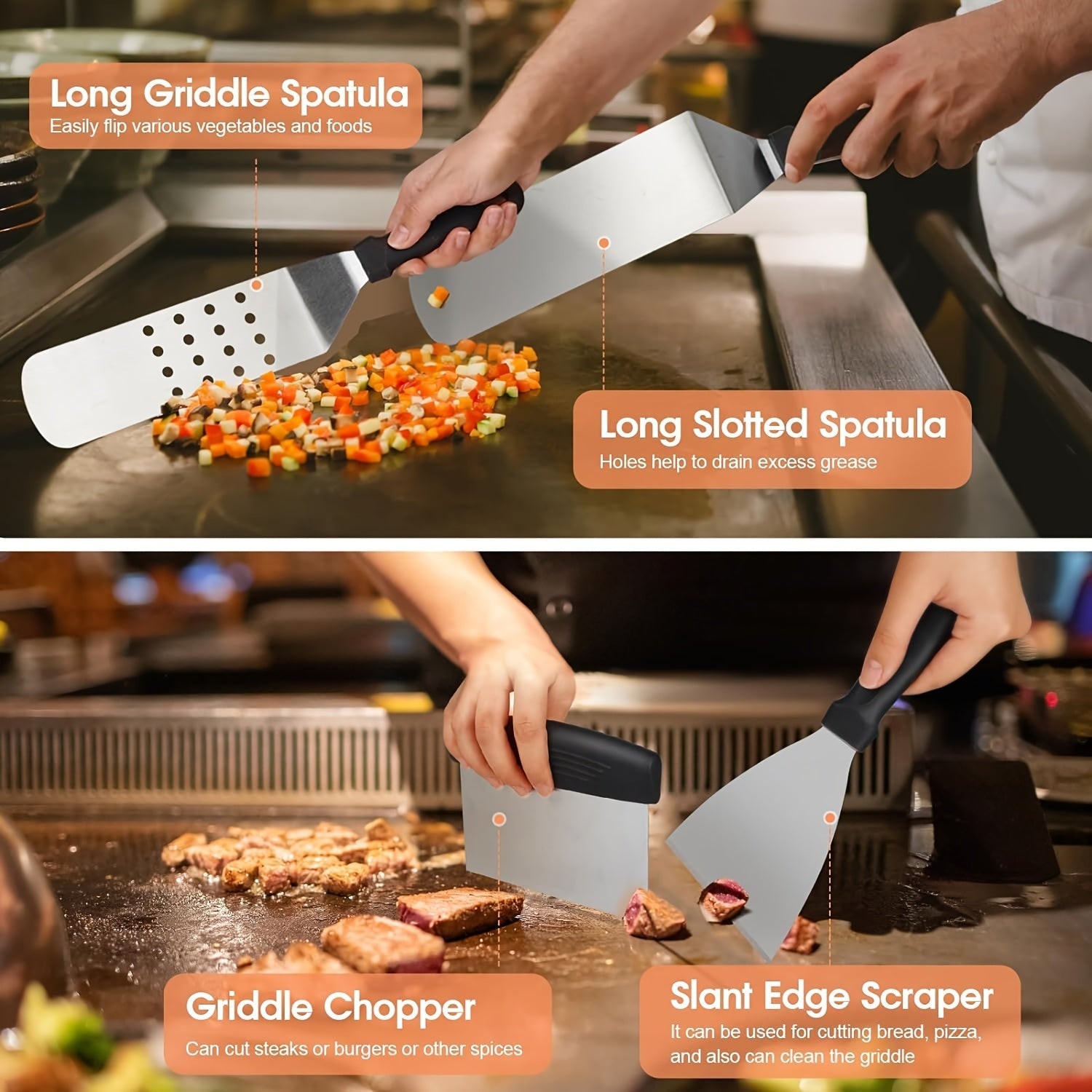 20-Piece Stainless Steel BBQ Grill Tool Set – Everything You Need for the Perfect Barbecue