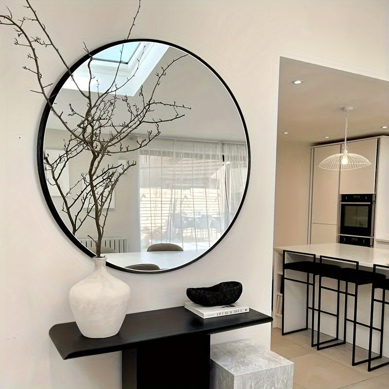 Stylish Round Wall Mirror - For Elegant Decoration