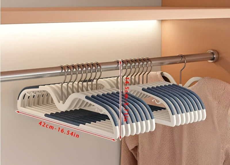 Space-Saving Short Neck Hanger – Non-Slip and Rotating