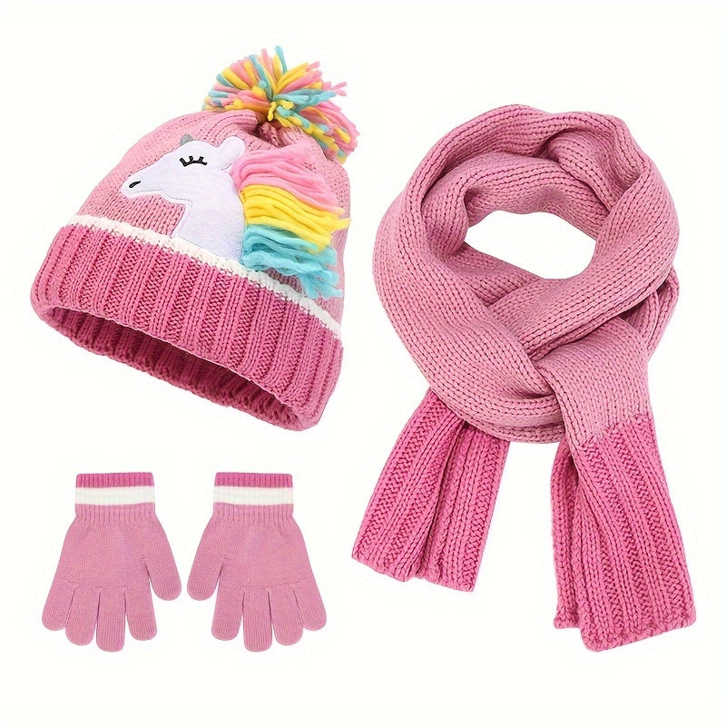 Unicorn Winter Set for Little Kids - For Warm and Playful Winter Days