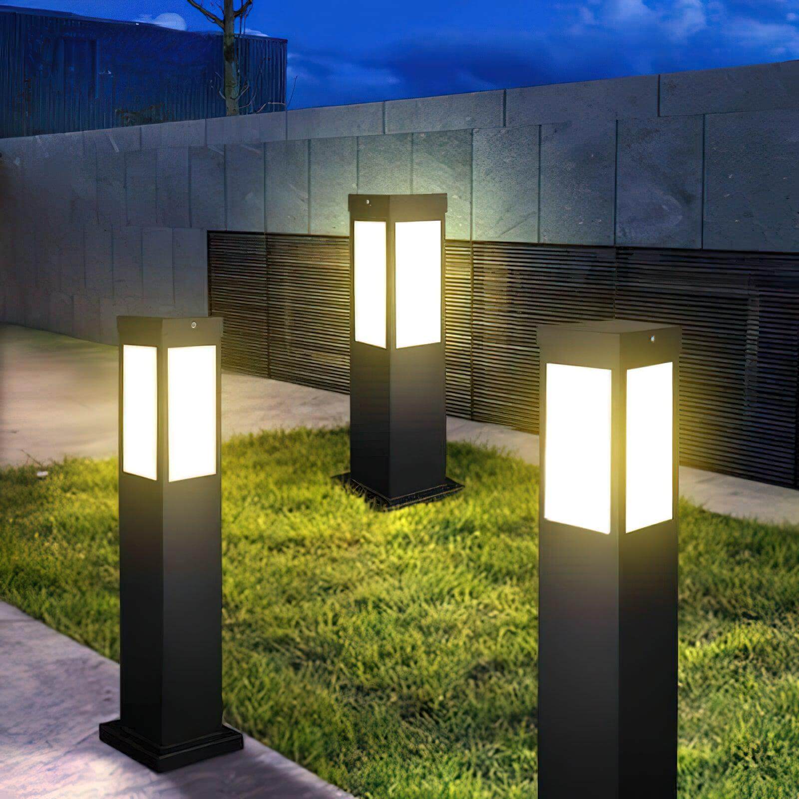 Modern Outdoor Post Lamp