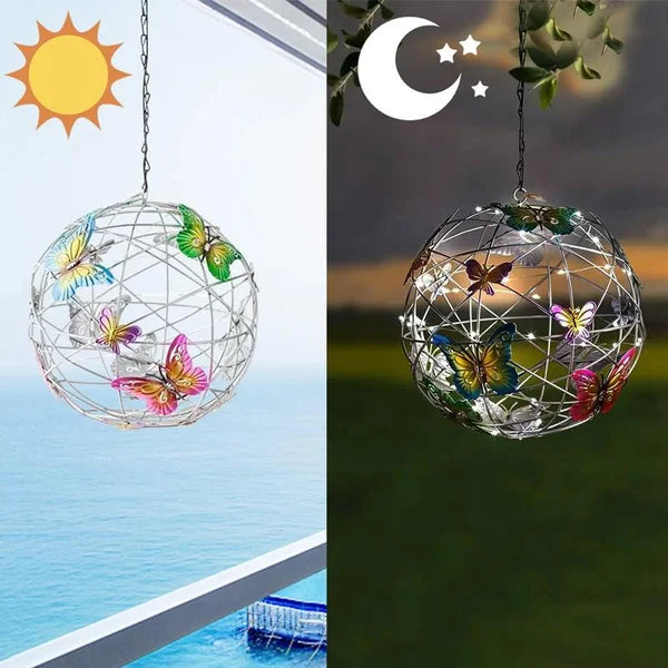 SolaraLux Enchanted Butterfly Lights | Weatherproof Solar-Powered Garden Decor
