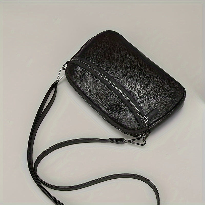 Classic Chic Leather Crossbody – Timeless and Functional