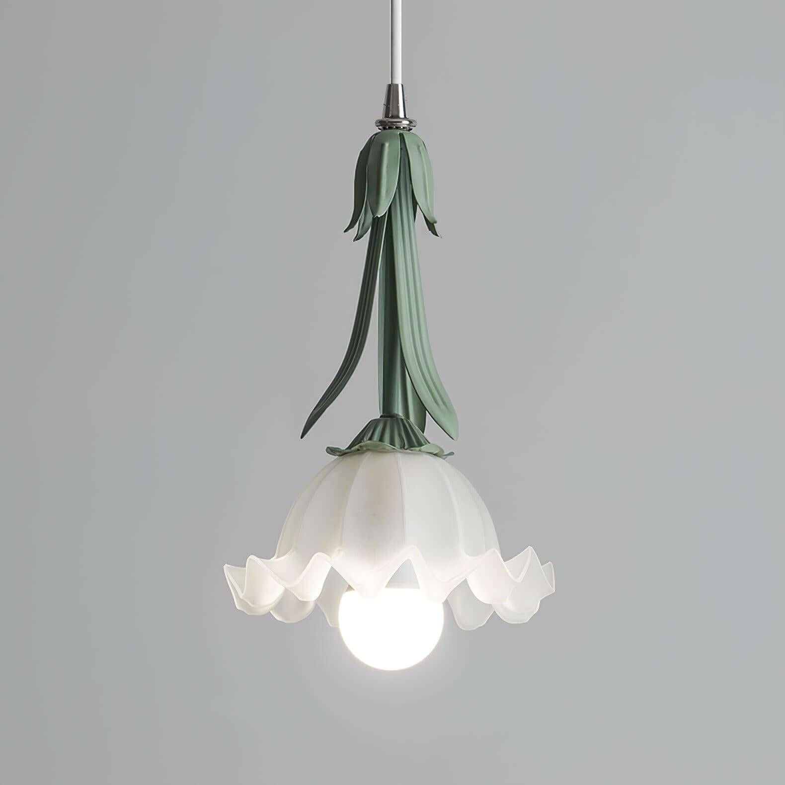 Elegant Pendant Light with Flower Design