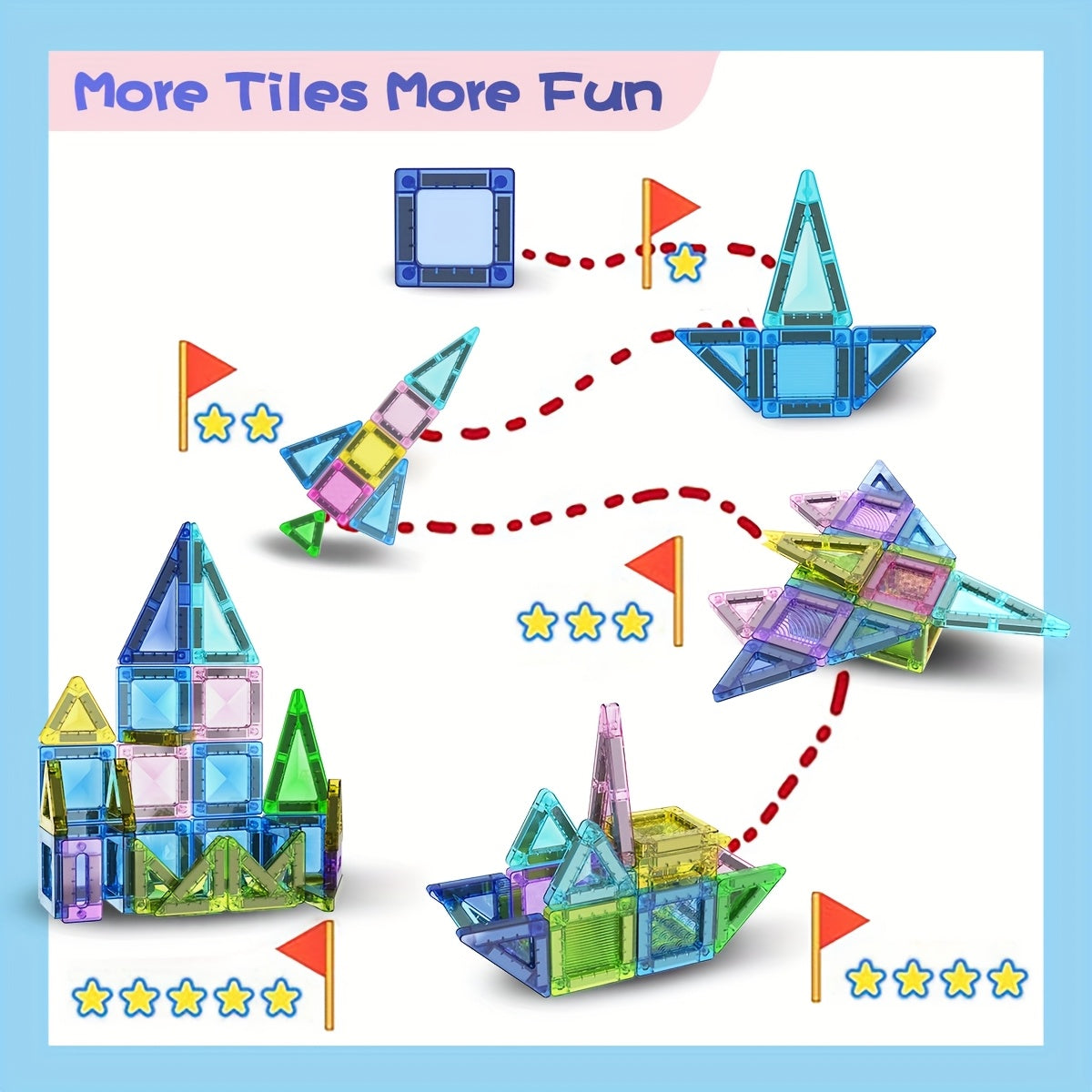 Mini Magnetic Building Block Set – Compact and Versatile Play Fun