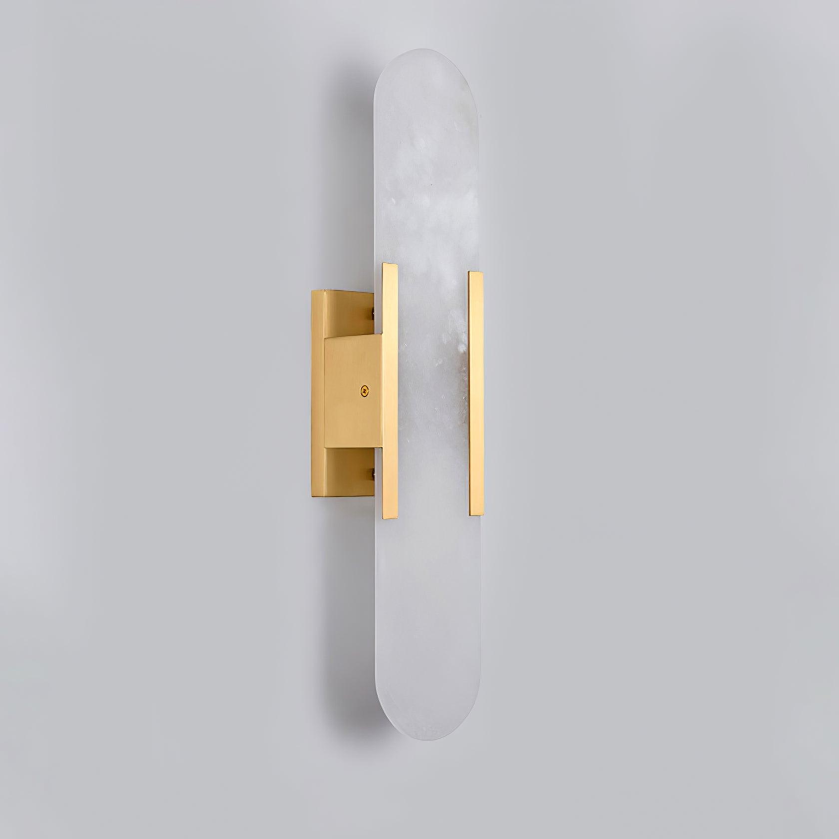 Modern Wall Lamp - Alabaster & Metal