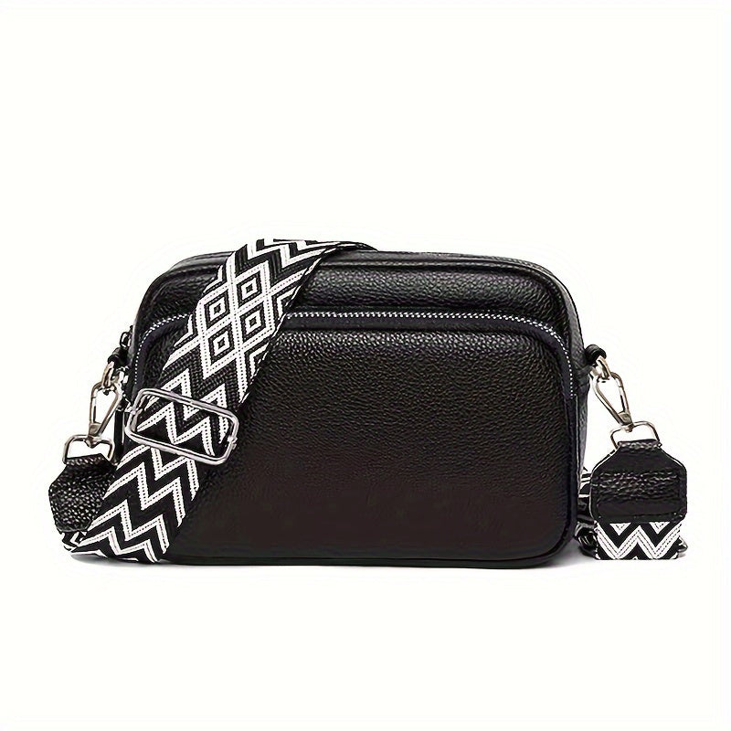 Fashionable Crossbody Bag for Women – Casual Shoulder Bag with Geometric Design