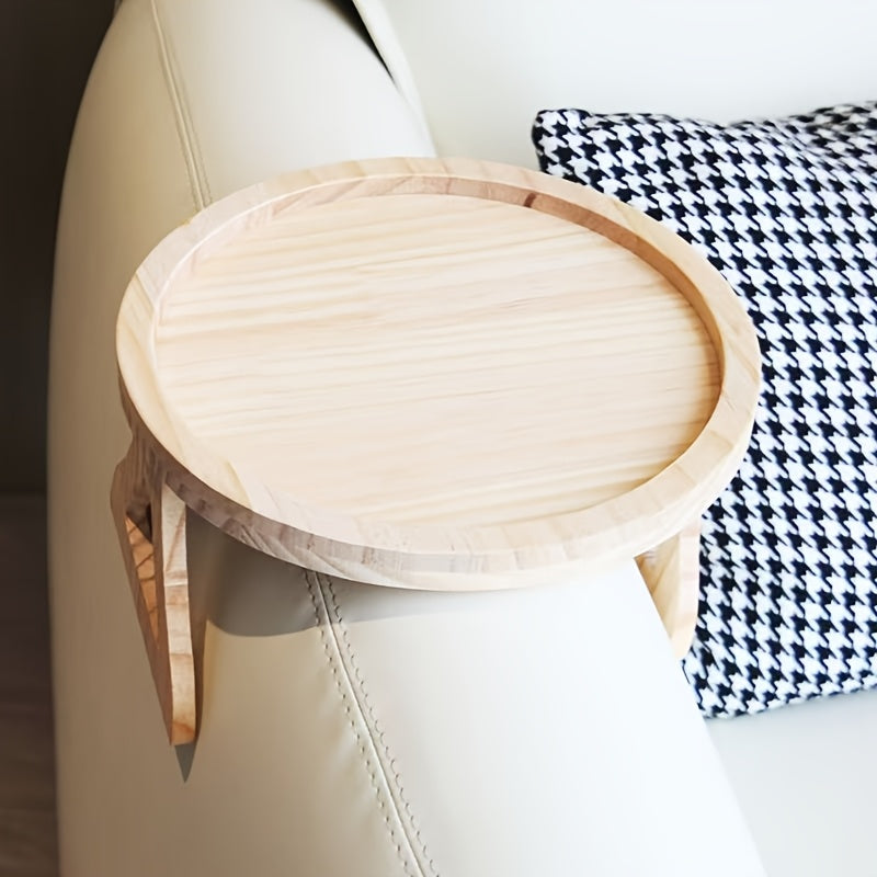 Practical Bamboo Tray – Compact and Handy for Sofa and Bed