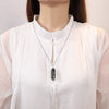 Stylish Crystal and Tree of Life Gemstone Necklace – Elara