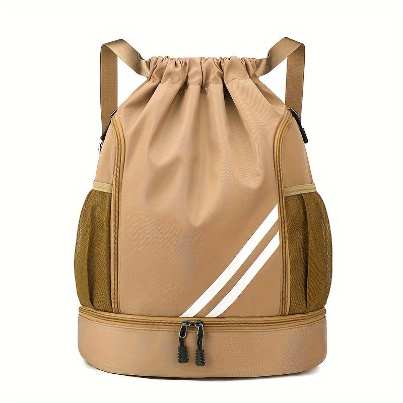 Sporty Drawstring Backpack - Spacious and Versatile for Any Activity
