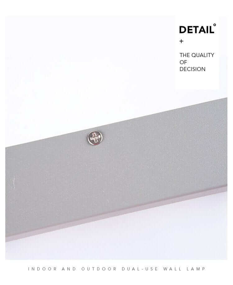 Modern Outdoor Wall Light with Motion Sensor