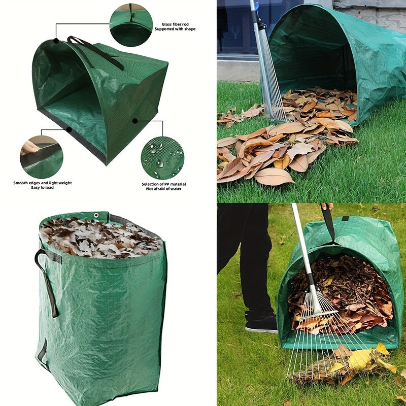 Large Garden Waste Bag - Durable and Reusable, 53 Gallon Capacity