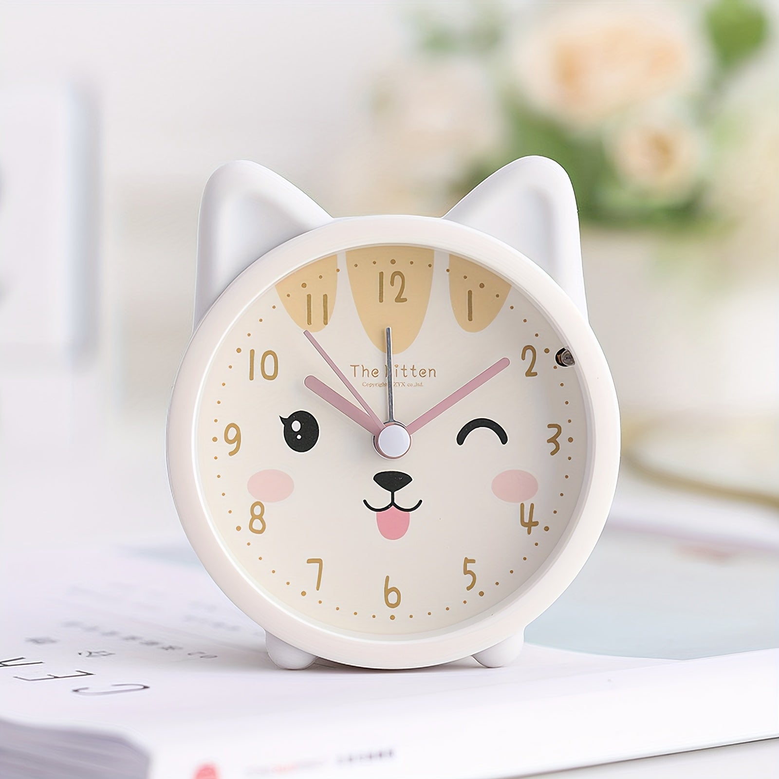 BunnyTime Silent Alarm Clock - For a Calm and Cute Morning