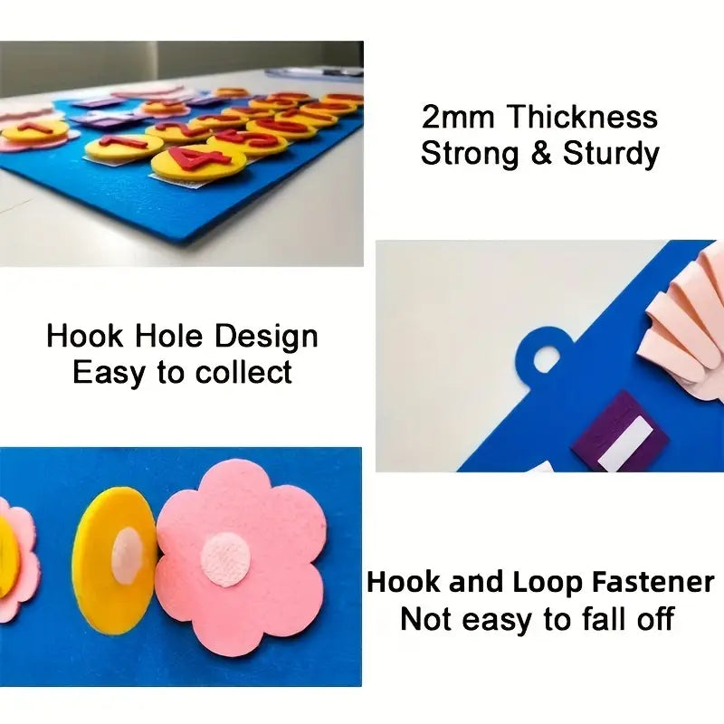 Felt Counting Game for Children – Educational Toy for Early Development