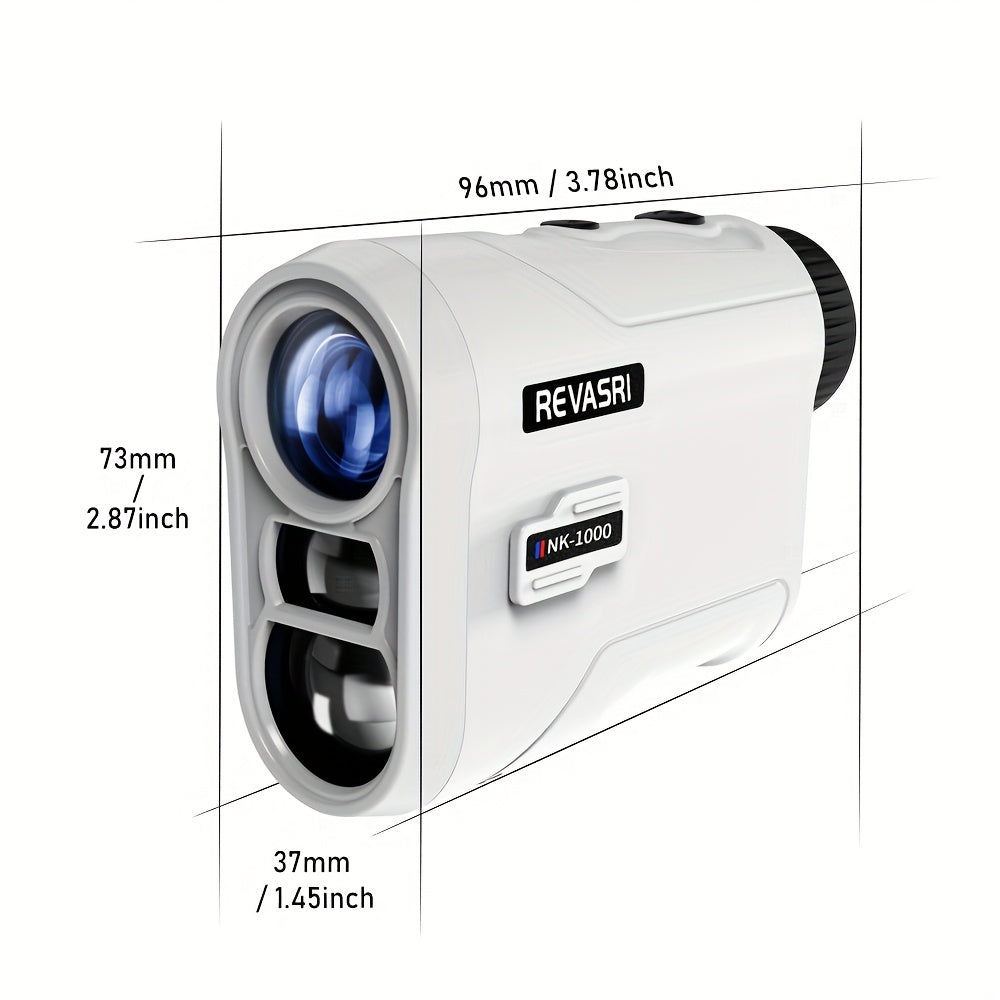 REVASRI – Golf Rangefinder with Slope & Pin Lock | Golf Distance Meter | 914m Laser, Rechargeable, Tournament-Legal Slope Function