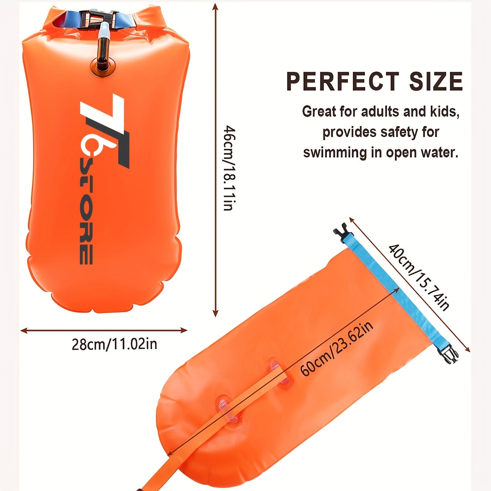 20L Waterproof Swim Buoy with Storage – Safe and Practical for Open Water Swimming