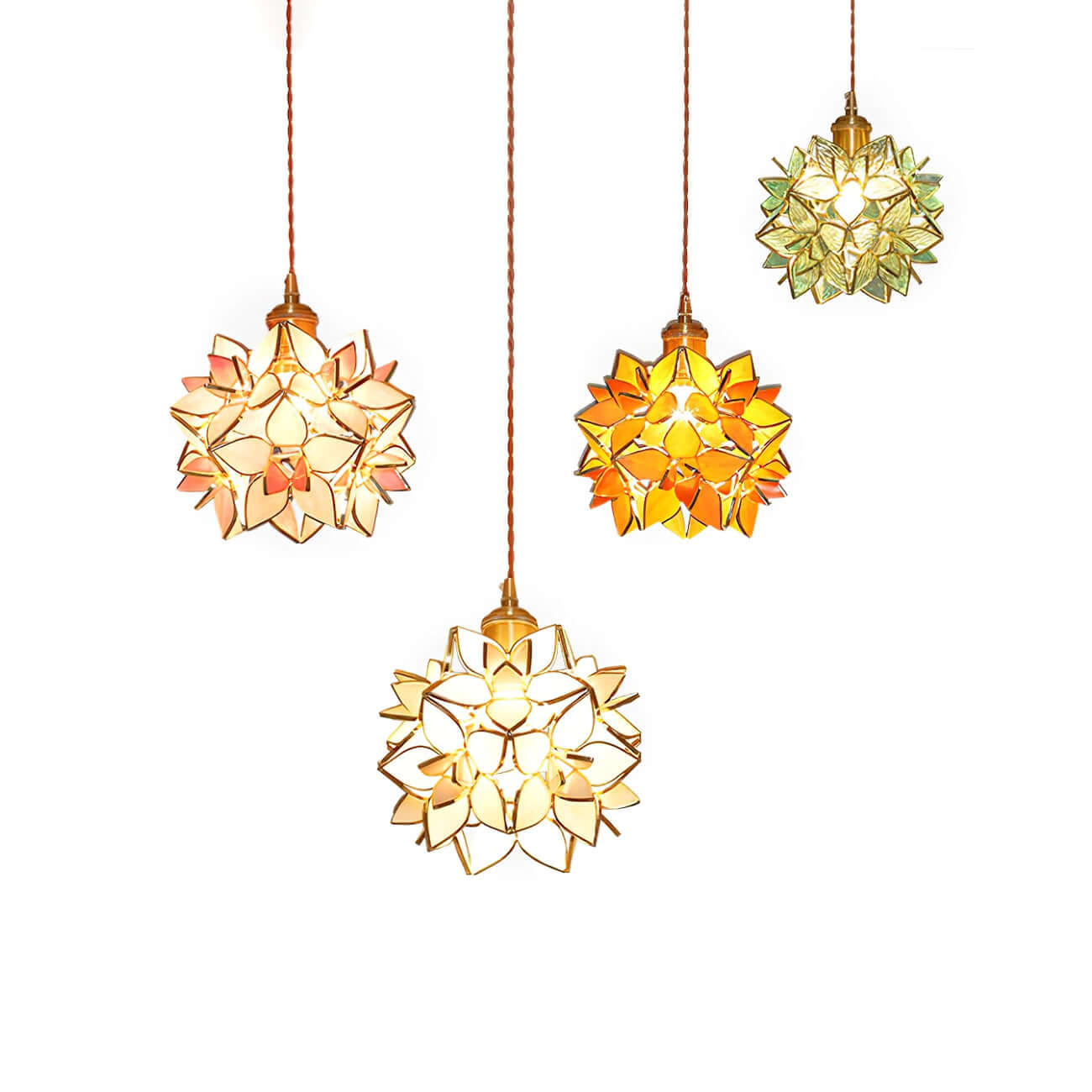 Elegant Pendant Lamp with Shell Design