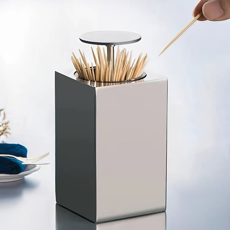 AutoPop Toothpick Dispenser – Practical and Modern