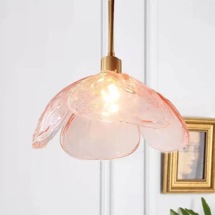 Flower Leaf Pendant Light - Elegant Night Lamp