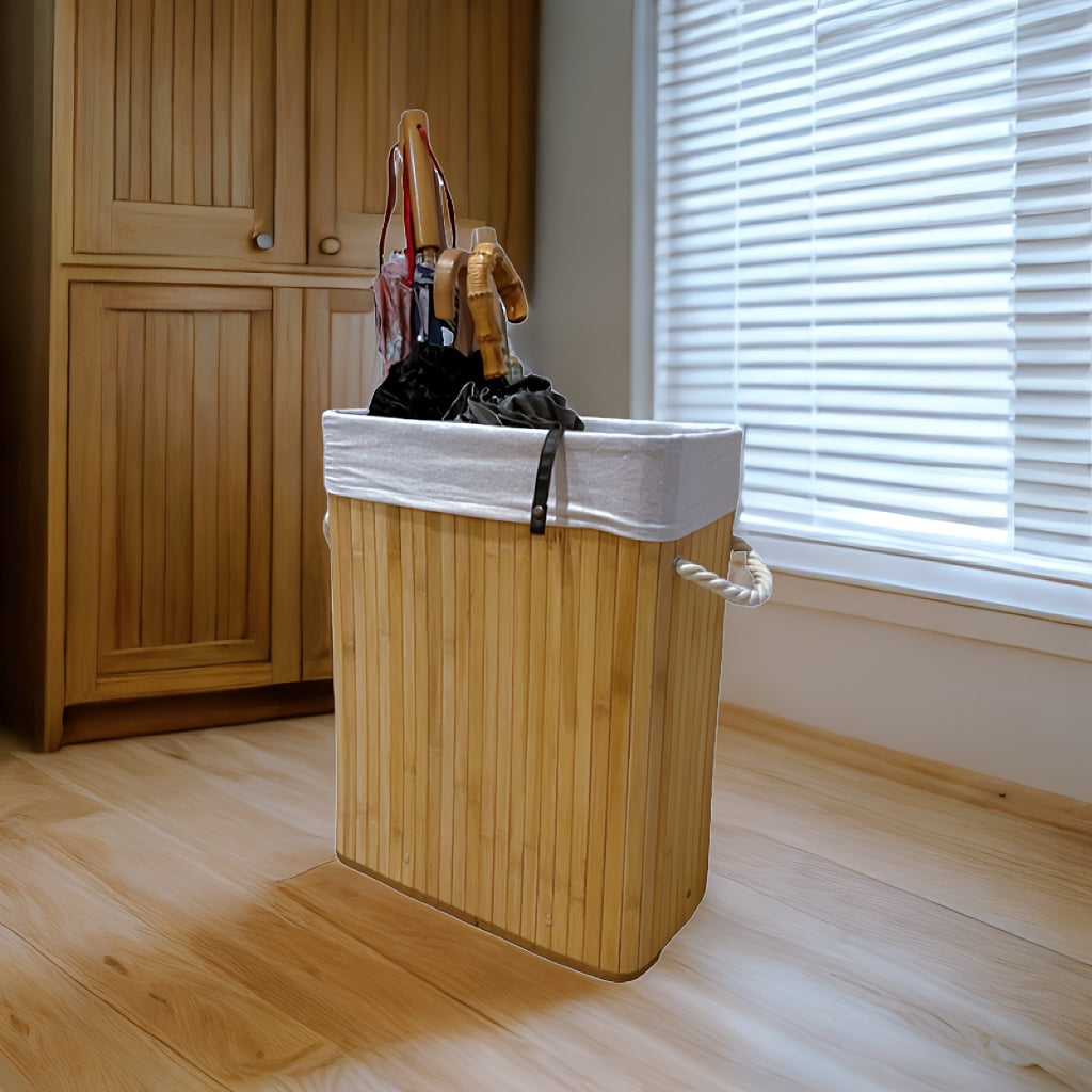 Bamboo Woven Storage Basket - Sustainable and Practical for Every Room