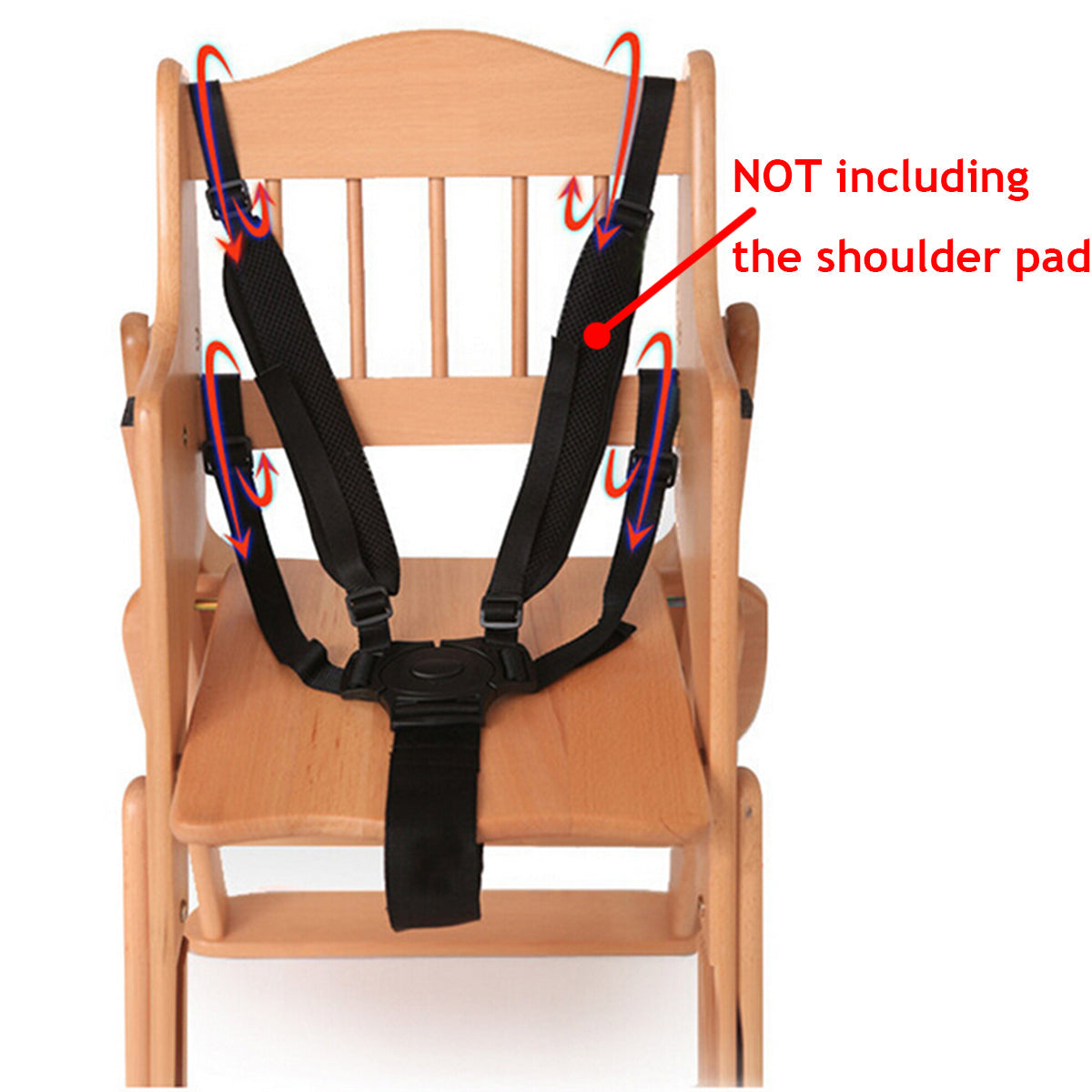 SafeStrap 5-Point Safety Harness with Strap – Comfortable and Safe Solution for Pushchairs, Buggies, and Car Seats
