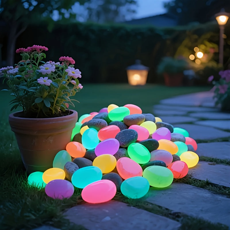 Enchanting Illuminated Garden Stones – Atmospheric and Durable