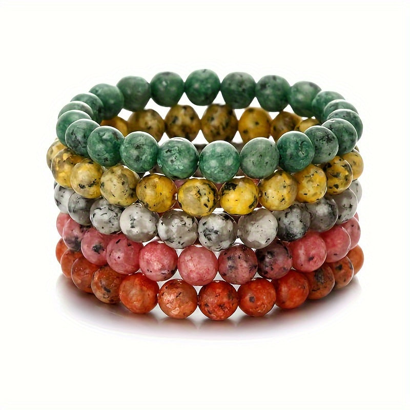 Gemstone Elegance Bracelet Set - For Natural Beauty