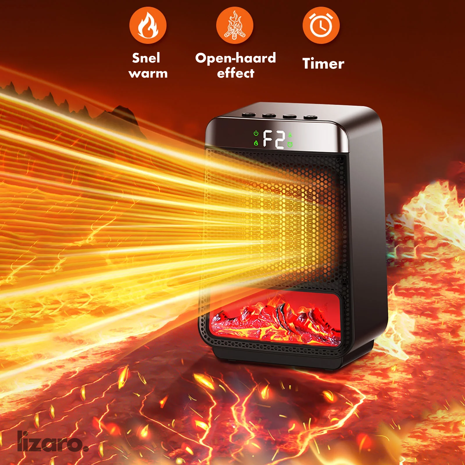 NeutralHeat - Energy-Efficient Electric Heater - Heats Quickly and Easily, Efficient for Large Spaces