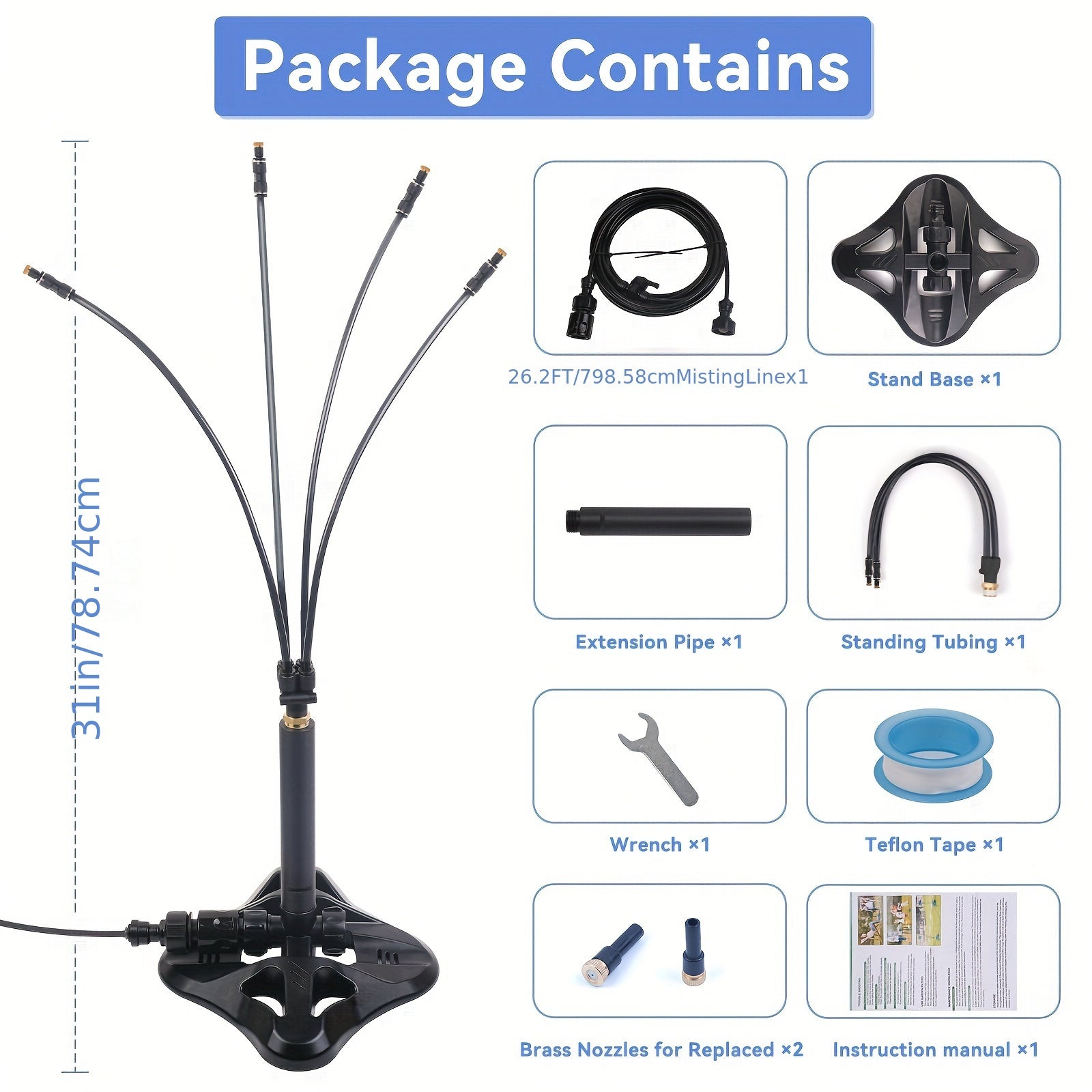 CoolMist Cooling System – Refreshment for Outdoors