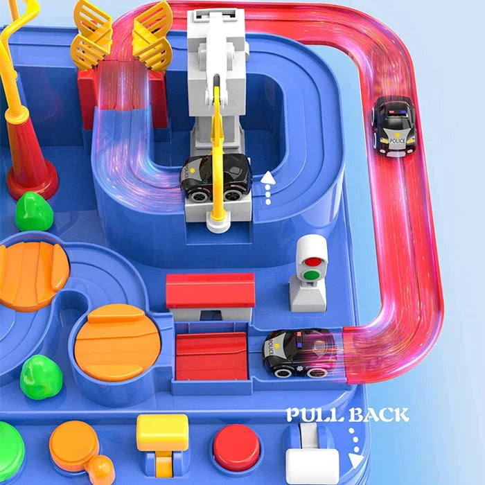 RescueTrack Adventure Set – Educational Rescue Vehicle Toy for Toddlers