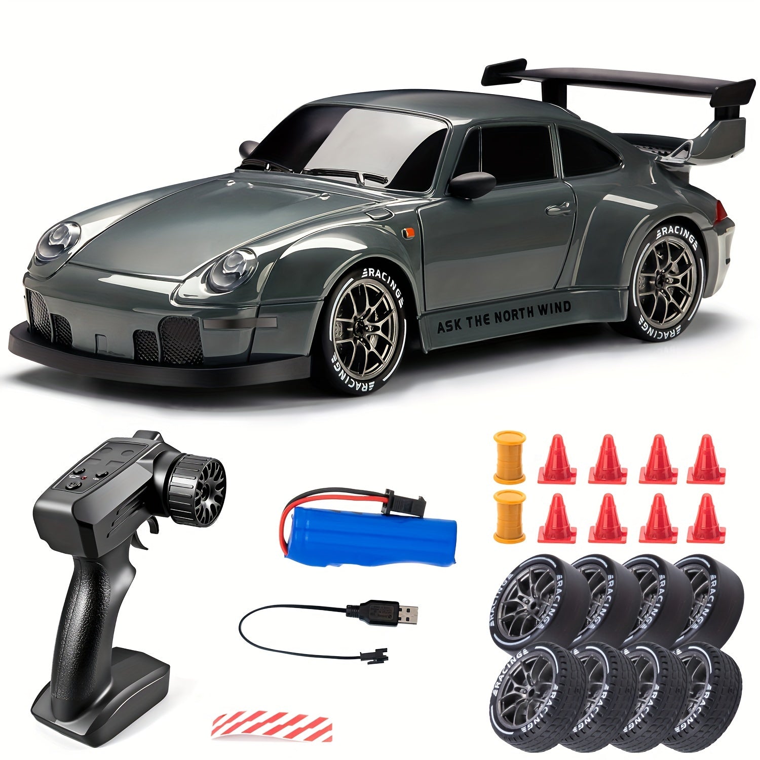 Ultimate Drift Racer 1:24 - RC Car with Illuminated Wheels