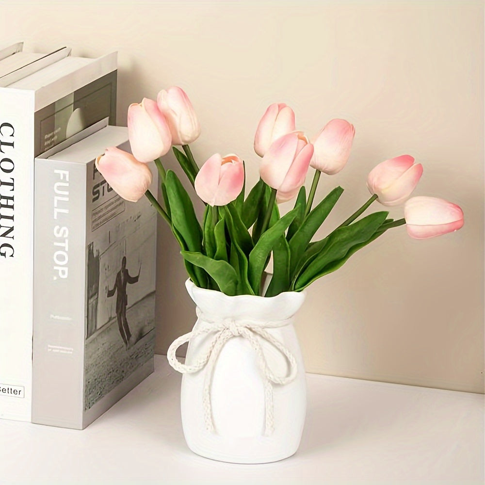 Bohemian Geometric Decorative Vase – Ideal for Spring and Easter Decorations