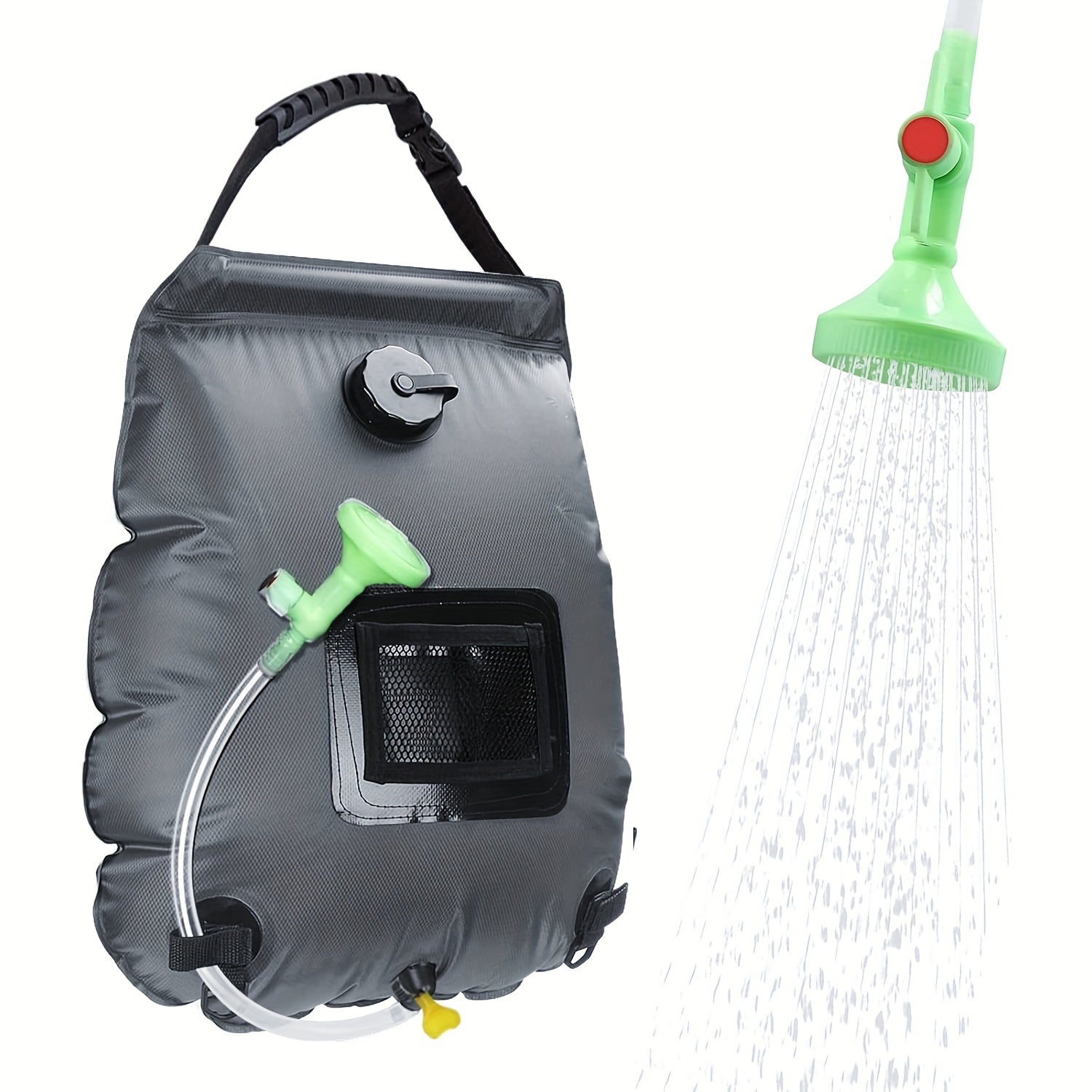 SunnyFlow Solar Shower Bag – Practical, Leakproof and with Temperature Gauge