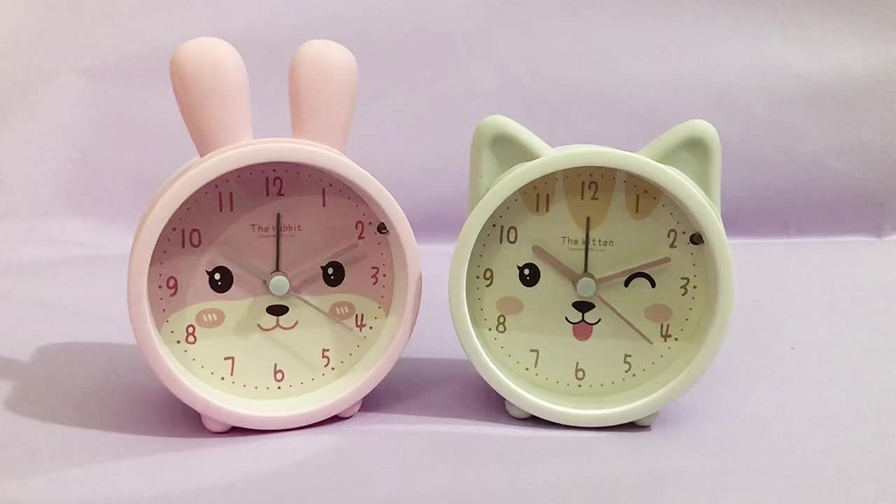BunnyTime Silent Alarm Clock - For a Calm and Cute Morning