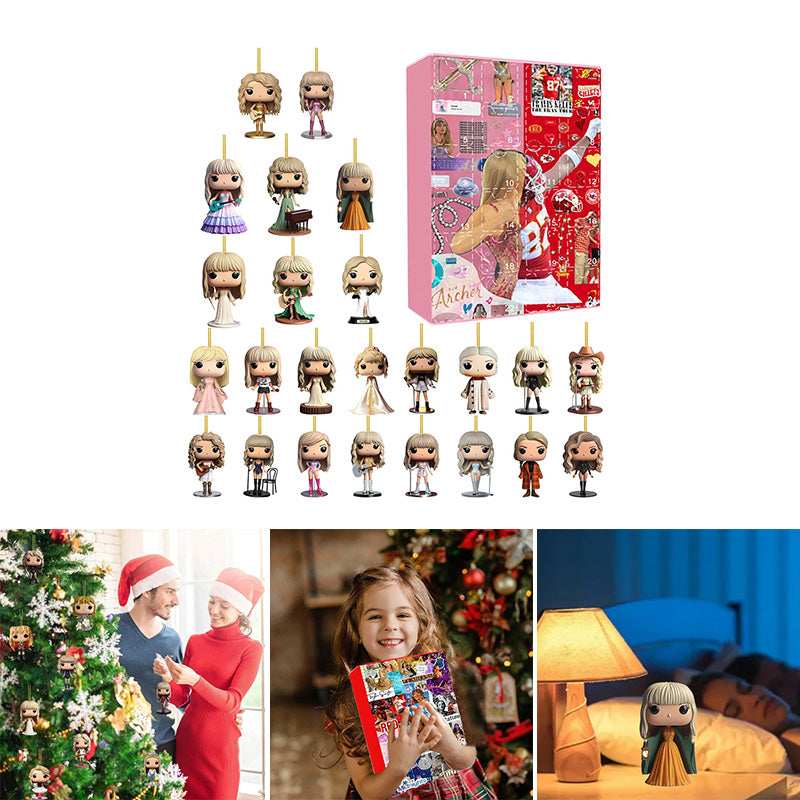 IconCharm Taylor Swift Advent Calendar | Festive 24-Day Countdown with Unique Collectibles