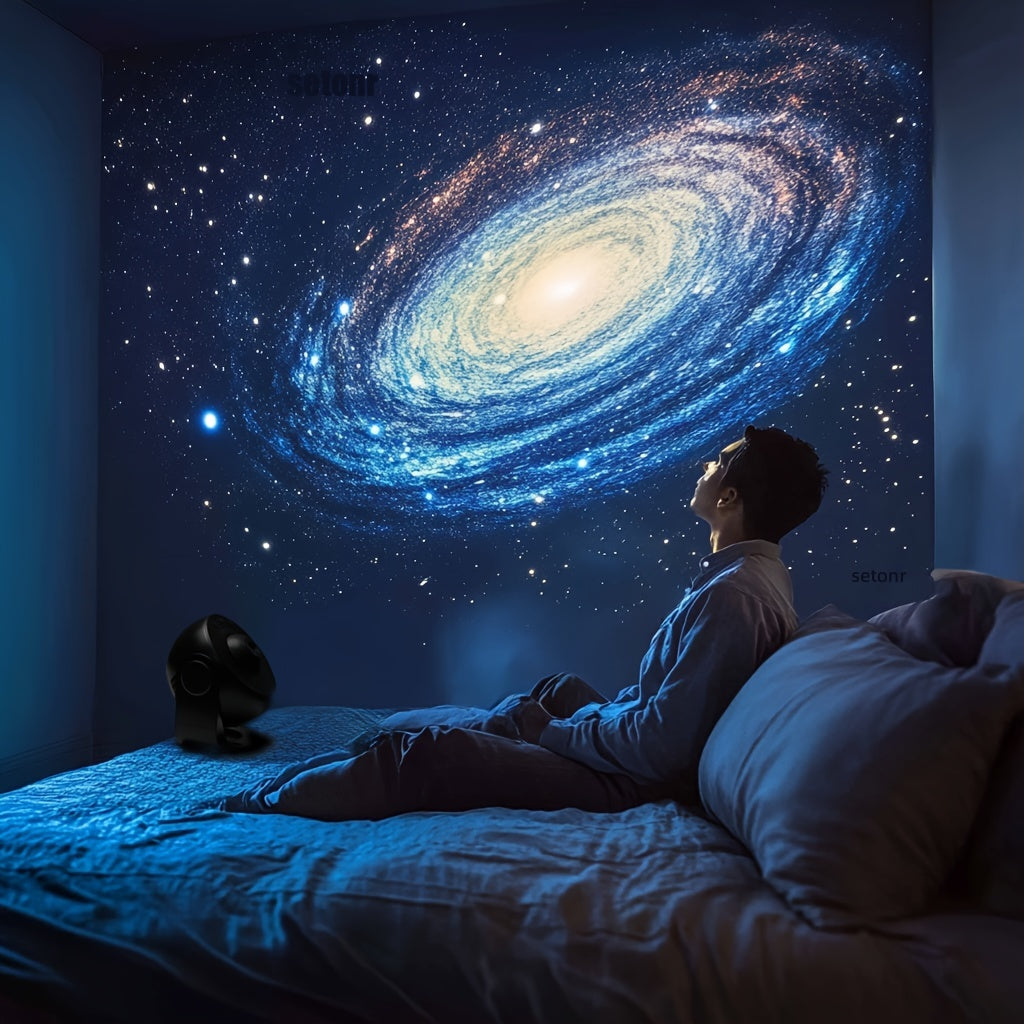 Galaxy Star Projector – Impressive LED Space Projection with Timer Function