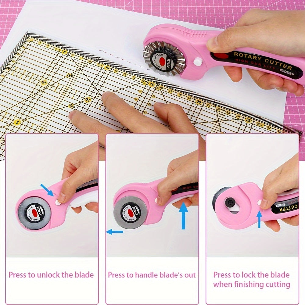 Rotary Cutter Set – Ideal for Sewing, Quilting and DIY Projects