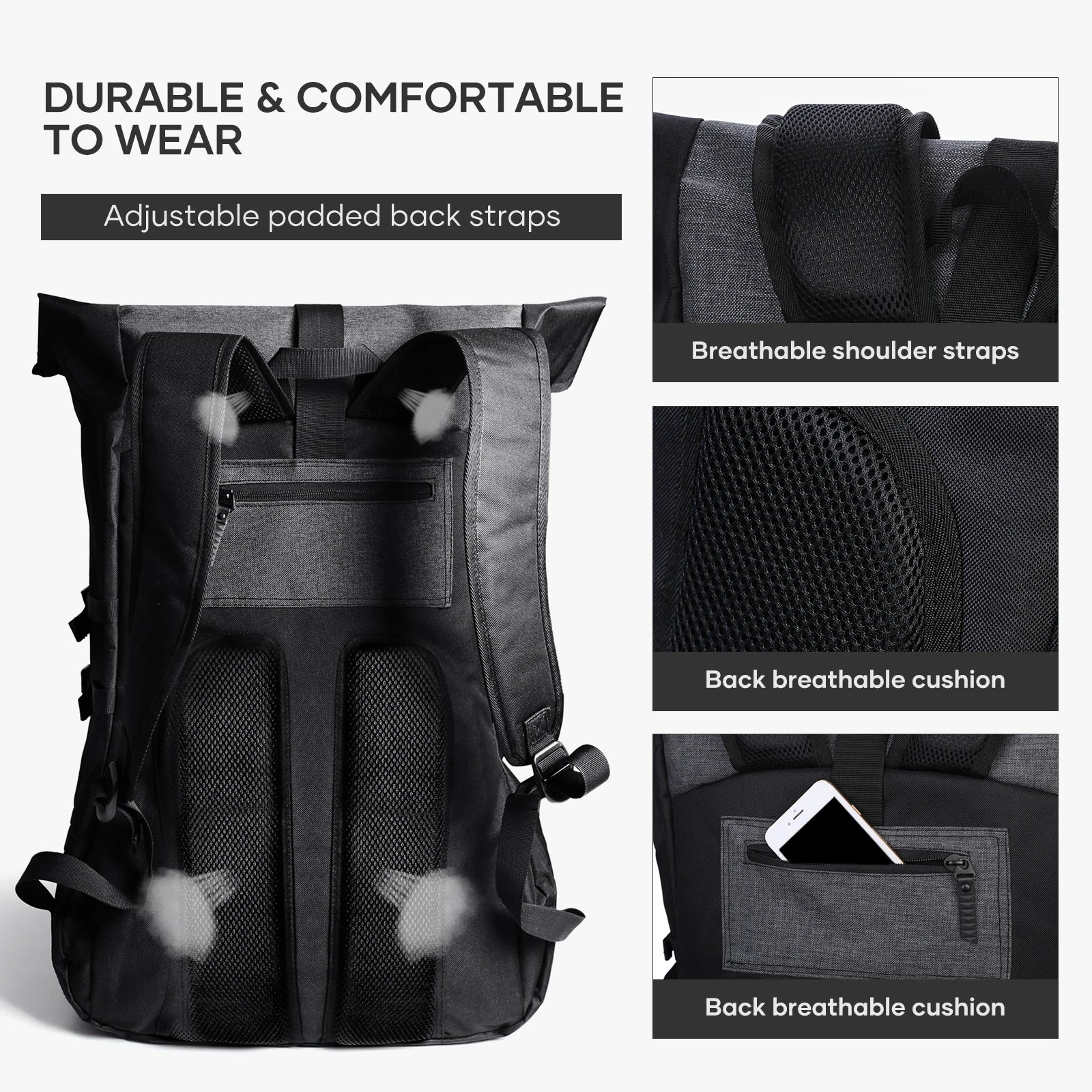 Multifunctional 35L Backpack for Sports & Travel – SportsPro