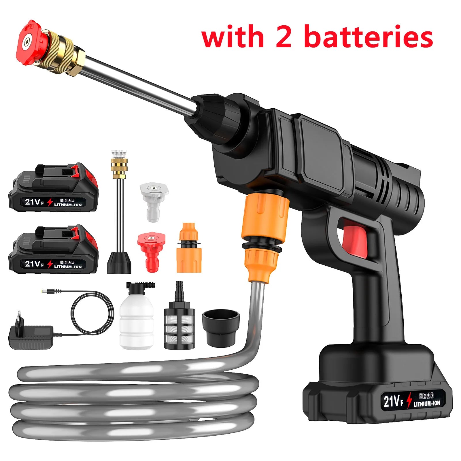 Wireless High-Pressure Cleaner – Powerful Cleaning with Lithium Battery and Handy Functionality