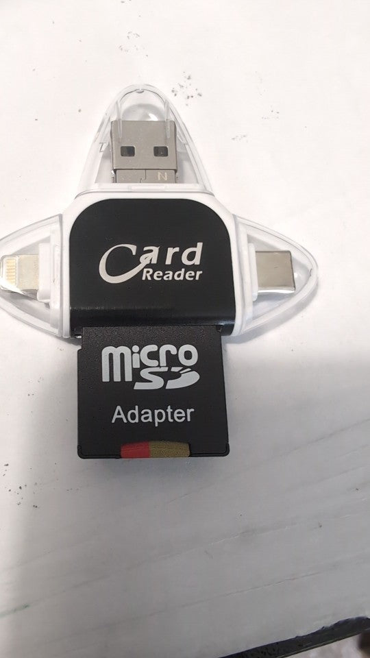 4-in-1 SD & TF Card Reader - FlexPort