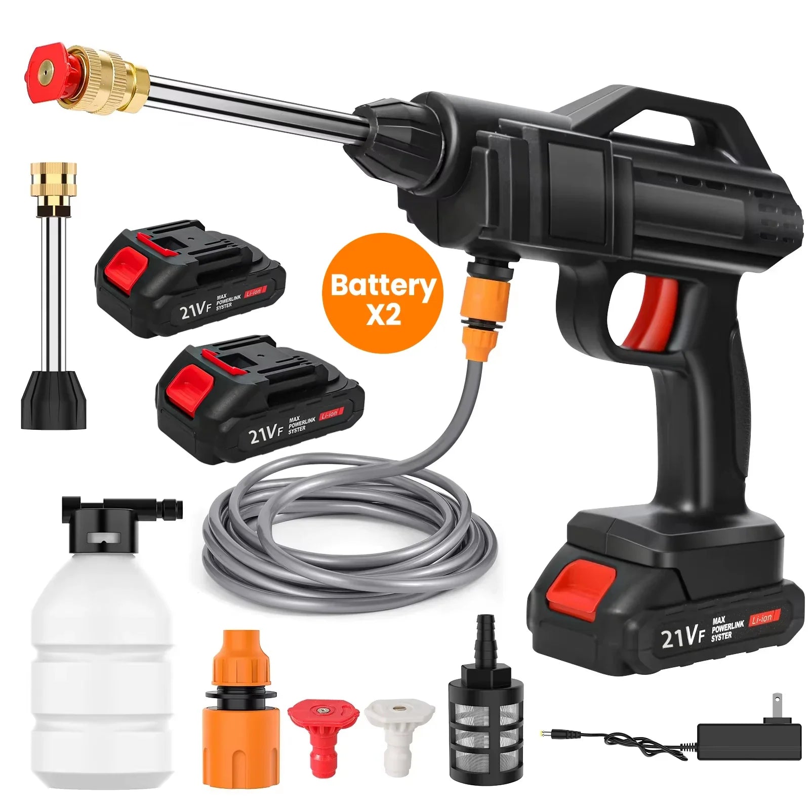 Wireless High-Pressure Cleaner – Powerful Cleaning with Lithium Battery and Handy Functionality