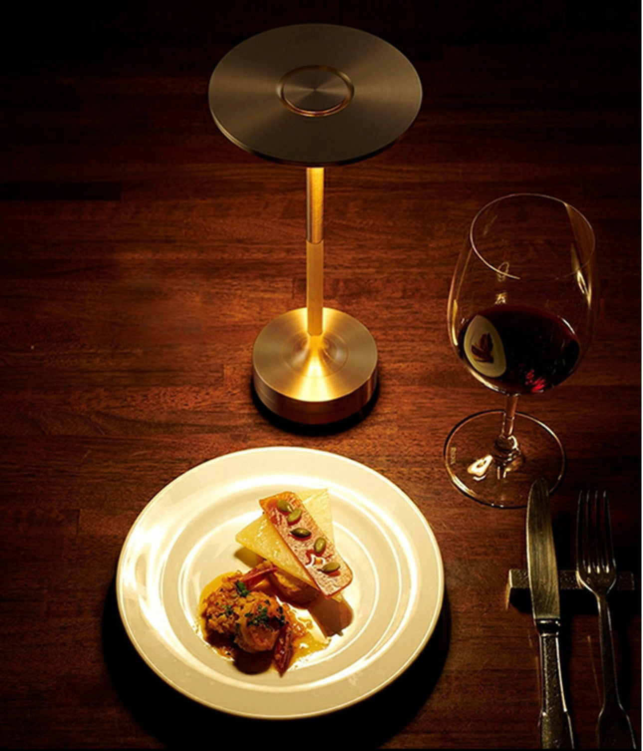 ClarityGlow Luxury Edition | Wireless LED Table Lamp