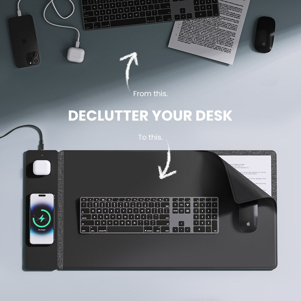 Wireless Rechargeable Desk Pad – ChargePad Flex