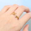 EterniRing Premium Custom Name Ring | Handcrafted Elegant Stainless Steel Jewelry