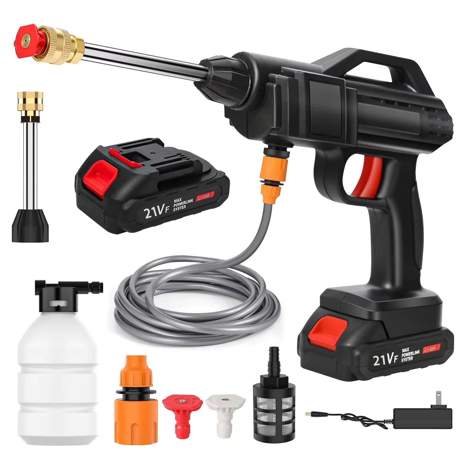 Wireless High-Pressure Cleaner – Powerful Cleaning with Lithium Battery and Handy Functionality