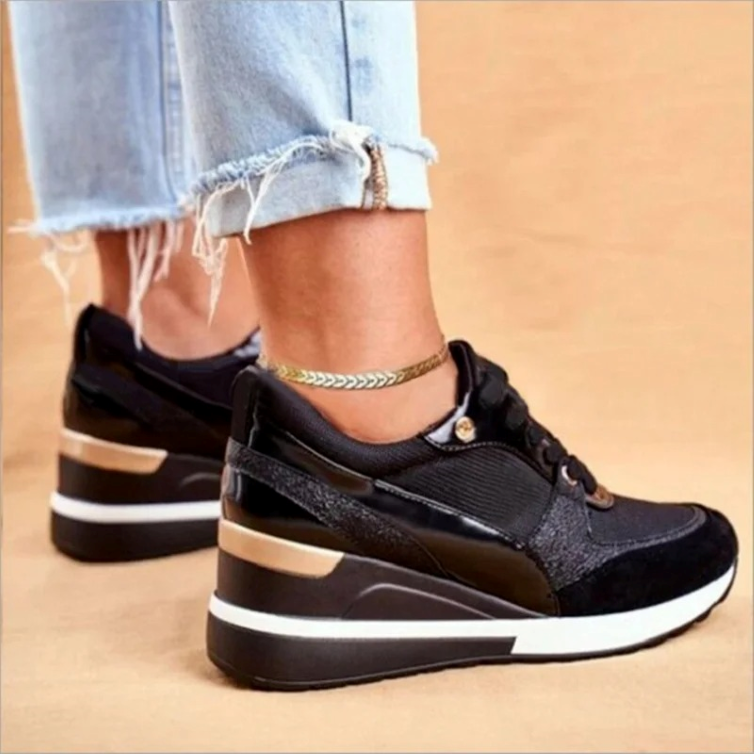 Ladies' Shoes with Ergonomic Footbed Sneakers
