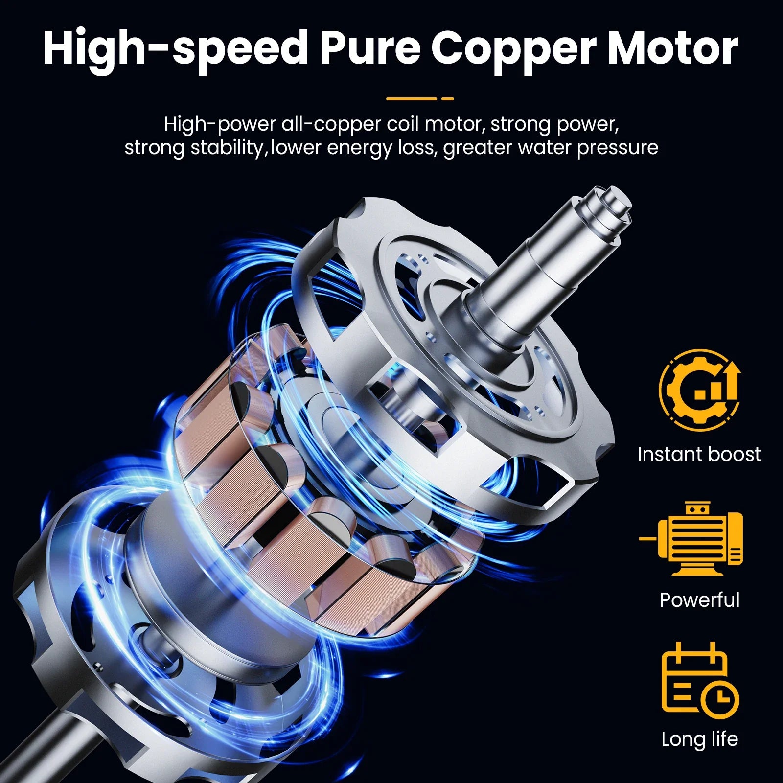 Wireless High-Pressure Cleaner – Powerful Cleaning with Lithium Battery and Handy Functionality