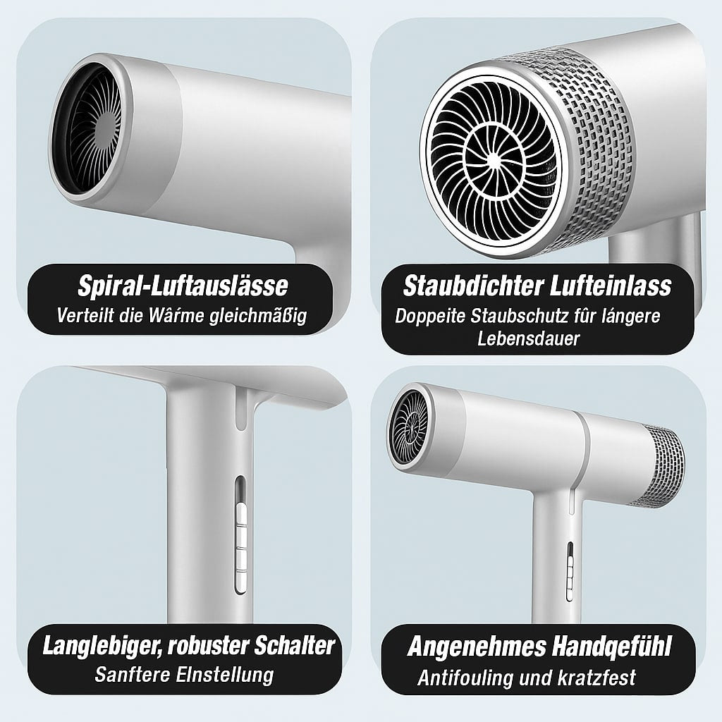 AeroDry – Professional Hair Dryer with Ion Technology | Fast & Hair-Friendly